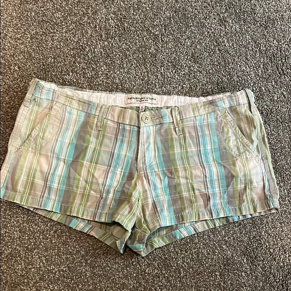 Abercrombie & Fitch Green and Blue  shorts